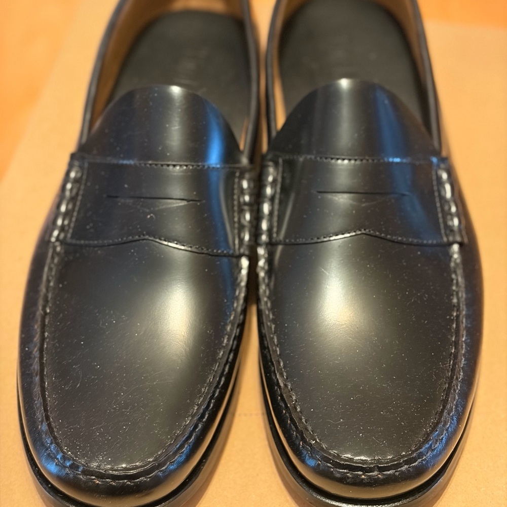 Timberland Black Leather Loafers